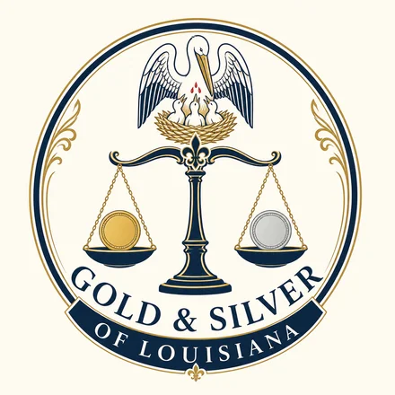Gold & Silver of Louisiana logo