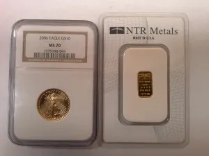 Coins vs. Bars & Rounds at Gold & Silver of Louisiana